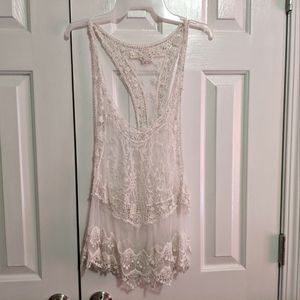 Lace tank top